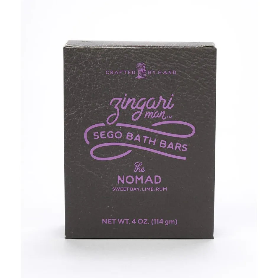 Zingari Man The Nomad Sego Bath Bar 4 Oz